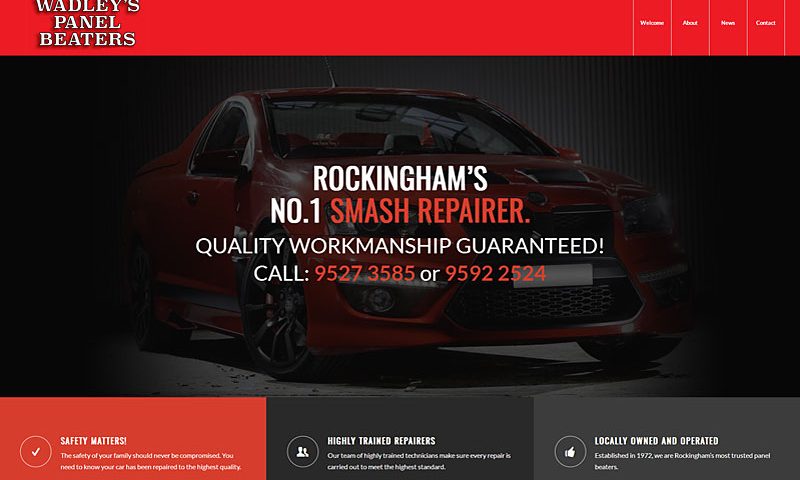 wadleys-panel-beaters-rockingham-website-design