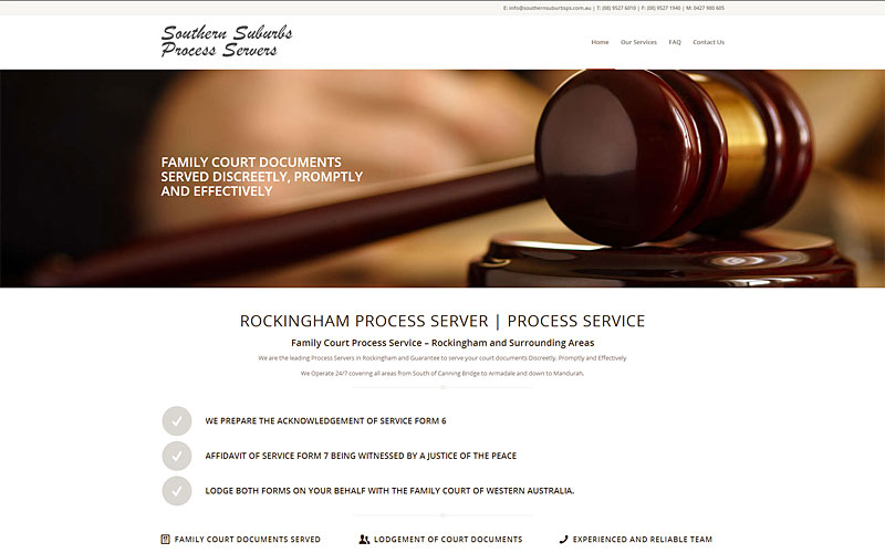 southern-suburbs-process-servers-website-design