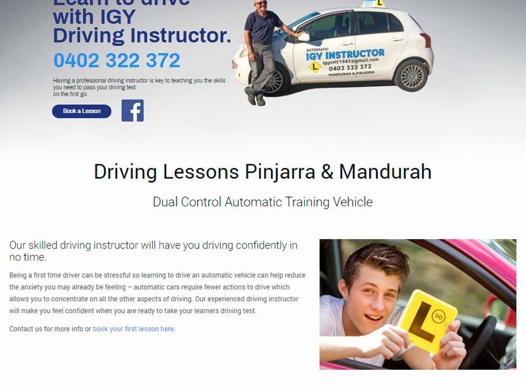 IGY Driving Instructor - Driving School in Pinjarra & Mandurah WA