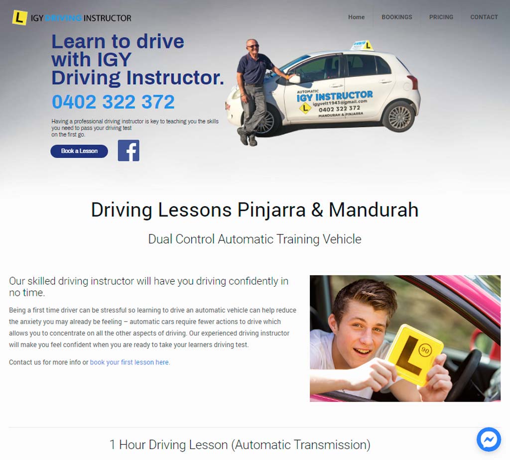 IGY Driving Instructor - Driving School in Pinjarra & Mandurah WA