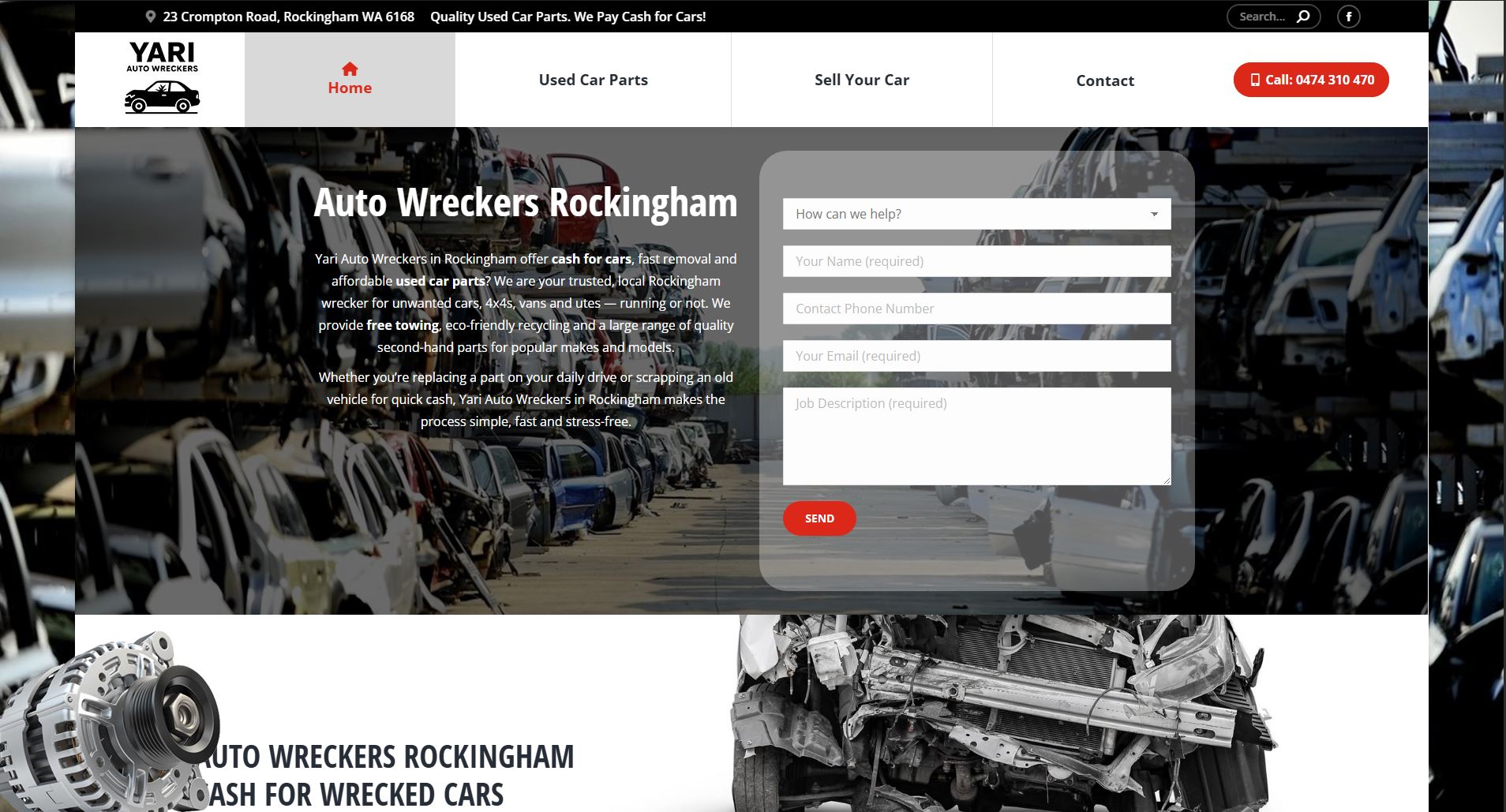 Yari Auto Wreckers Rockingham